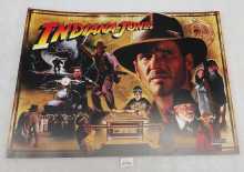 STERN INDIANA JONES Pinball Machine Flexible TRANSLITE Backbox Artwork (2136)