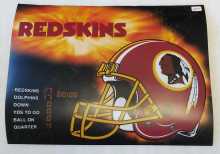 STERN NFL WASHINGTON REDSKINS Pinball Machine Translite Backbox Artwork (2314)