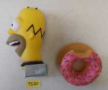 STERN SIMPSONS KOOKY CARNIVAL Redemption Game 3D HOMER HEAD #880-5057-01 AND DONUT DUNK PLASTIC (7520)V