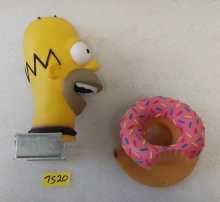 STERN SIMPSONS KOOKY CARNIVAL Redemption Game 3D HOMER HEAD #880-5057-01 AND DONUT DUNK PLASTIC (7520) 