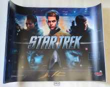 STERN STAR TREK Starfleet Pro Pinball Translite - signed by Steve Ritchie (2563)