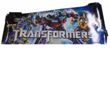 STERN TRANSFORMERS AUTOBOT CRIMSON LE Pinball Machine Game RIGHT SIDE Cabinet Decal #5539 