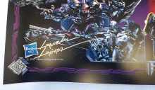 STERN TRANSFORMERS Pinball Machine Translite Backbox Artwork signed by STERN & GOMEZ #9249