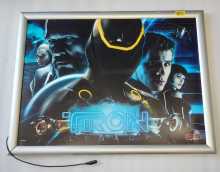 STERN TRON LEGACY PRO Pinball Machine TRANSLITE in LED BACK-LIT TRANSLITE FRAME 