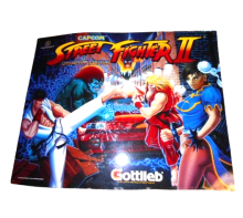 GOTTLIEB STREET FIGHTER II CE Pinball Machine Translite (1116E) 