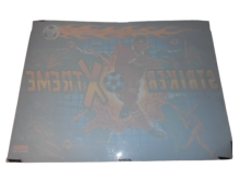 STERN STRIKER XTREME Pinball Machine Translite Backbox Artwork (1115R) 