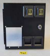 UNIVERSAL Coin Door Assembly w SWITCHES #9167 