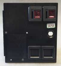 UNIVERSAL DOUBLE ENTRY Arcade Coin Door 10 in x 8.75 in (2172) 