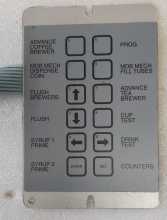 USI COFFEE (LATE MODEL) Vending Machine DISPLAY, TOUCHPAD & BOARD #8314