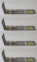 Vending machine BOLTING BRACKETS - 4 SETS of 2 BRACKETS (8347)