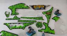 WILLIAMS CONGO Pinball Machine INCOMPLETE PLASTIC Set #9615 