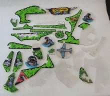 WILLIAMS CONGO Pinball Machine INCOMPLETE PLASTIC Set #9615 