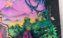 WILLIAMS CONGO Pinball Machine Translite Backbox Artwork (2488)