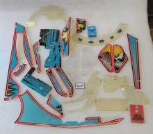 WILLIAMS DEMOLITION MAN Pinball Machine INCOMPLETE PLASTIC Set #9629 