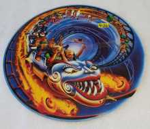 WILLIAMS HURRICANE Pinball Machine Screened Art Spinning Disc Backbox Artwork Translite #31-1638-2 (9126) 