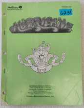 WILLIAMS HURRICANE Pinball OPERATIONS MANUAL #6231 