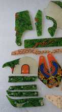 WILLIAMS INDIANA JONES Pinball Machine INCOMPLETE PLASTIC Set #9616 