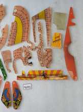 WILLIAMS INDIANA JONES Pinball Machine INCOMPLETE PLASTIC Set #9690 