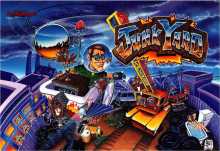 WILLIAMS JUNK YARD Pinball Machine Translite Backbox Artwork (1115Y)