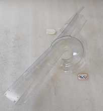 WILLIAMS MEDIEVAL MADNESS Pinball Machine LEFT Plastic Ramp #03-9680-8 (9652)