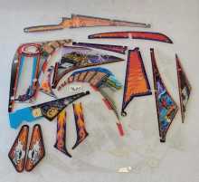 WILLIAMS NO FEAR Pinball Machine INCOMPLETE PLASTIC Set #9625 