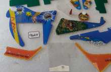 WILLIAMS NO GOOD GOFERS Pinball Machine INCOMPLETE PLASTIC Set #9605