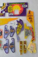 WILLIAMS PARTY ZONE Pinball Machine INCOMPLETE PLASTIC Set #9687