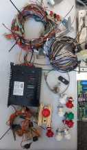 WILLIAMS STARGATE Arcade Game Board Set, Wiring Harness, Power Supply, Transformer, Joystick & more LOT (2073) 
