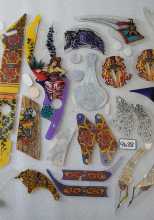 WILLIAMS TALES OF THE ARABIAN NIGHTS Pinball Machine INCOMPLETE PLASTIC Set #9688
