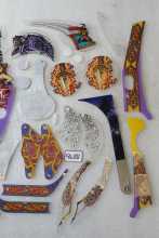WILLIAMS TALES OF THE ARABIAN NIGHTS Pinball Machine INCOMPLETE PLASTIC Set #9688 