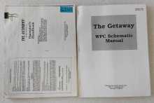 WILLIAMS THE GETAWAY Pinball Machine Operations Manual & Schematics Manual #6249