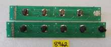 WILLIAMS TIC TAC STRIKE BOWLER Arcade Game LANE LIGHTS #D-12327 5768-12339-00 (8962) Lot of 2 