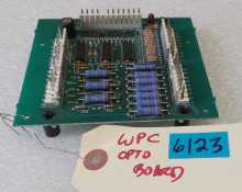 WPC Pinball OPTO Board #6123 