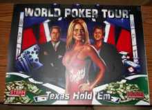 STERN World Poker Tour Pinball Machine Translite Signed by Courtney Friel (37)