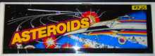 ASTEROIDS Arcade Machine Game Overhead Header Marquee PLEXIGLASS #X25  