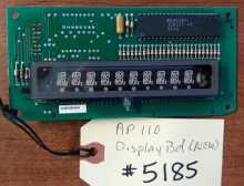 AUTOMATIC PRODUCTS AP110 Snack Vending Machine DISPLAY Board #5185 for sale 