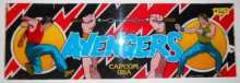 AVENGERS Arcade Machine Game Overhead Header for sale #G67 by CAPCOM 
