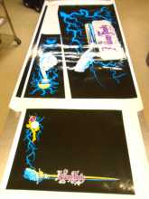 Addams Family Pinball Machine Game Cabinet Artwork 5 piece Decal Set NEW/OLD STOCK #51 for sale  