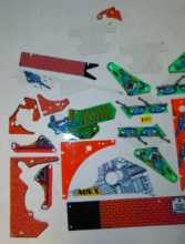 BIG GUNS Pinball Machine Game Incomplete Plastic Set for sale #267 