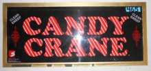 CANDY CRANE Arcade Machine Game Overhead Marquee PLEXIGLASS Header for sale #465  