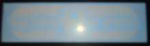 COP N' ROBBERS Arcade Machine Game Overhead Header PLEXIGLASS for sale #W72 by BROMLEY 1995