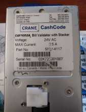 CRANE CURRENZA SMV-4117 Bill Validator Acceptor Mechanism #5065 for sale 