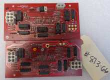 CYCLONE Redemption Arcade Machine Game PCB Printed Circuit Credit board & Score Display board #813-66