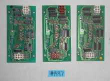 CYCLONE Redemption Arcade Machine Game PCB Printed Circuit DISPLAY Boards - LOT of 3 - #1447 for sale 