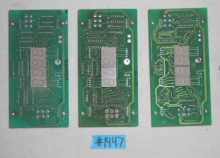 CYCLONE Redemption Arcade Machine Game PCB Printed Circuit DISPLAY Boards - LOT of 3 - #1447 for sale  