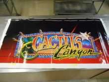 Cactus Canyon Pinball Machine Game Cabinet Artwork 2 piece Decal Set Left and Right NOS #44 