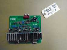 Crisis Zone Arcade Machine Game PCB Printed Circuit Bass Amp Board #814-7 - "AS IS"