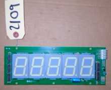 DELTRONIC LABS Ticket Eater Arcade Machine Game PCB Printed Circuit SEGMENT & DISPLAY Board #2109 for sale 