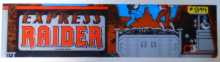 EXPRESS RAIDER Arcade Machine Game Overhead Header PLEXIGLASS for sale #B94 by DATA EAST 1986 