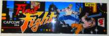 FINAL FIGHT Arcade Machine Game Overhead Header PLEXIGLASS for sale #W70 by CAPCOM 1989